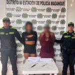 Policía Nacional captura en flagrancia a dos mujeres tras una riña en Magangué